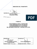 P-50502-03 - Detección y Esclarecimiento de Los Hechos Extraordinarios en La Actividad Del Sistema de Gestión y Control de Flota