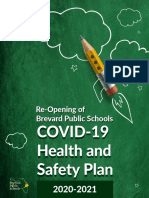 COVID-19 Health and Safety Plan: Brevard Public Schools Re-Opening of