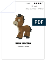 Baby Unicorn: Level 7 8 Parts Time To Create 13 Hour