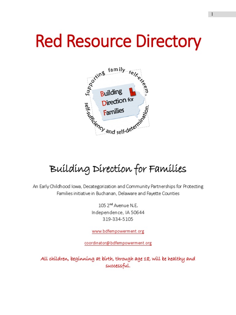 Red Resource Directory Guide | PDF | Assisted Living | Nursing Home Care