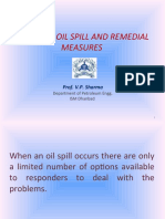 Offshore Oil Spill and Remedial Measures: Prof. V.P. Sharma