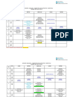 Horario Nutrición SEGUNDO Semestre 2019