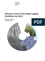 Illegal Logging Statutory Review Report