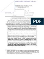 2020803 - Benevis Bankruptcy Doc 33 -Motion for Order of Sale.pdf
