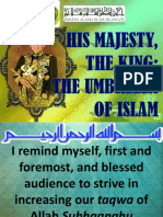 Khutbah Bi (His Majesty The King - The Umbrella of Islam - 5june2015)