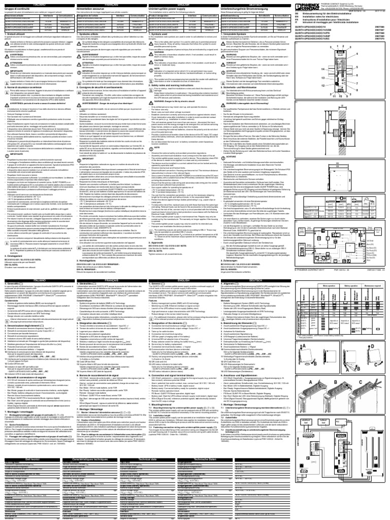 Packb Quint4 Ups 24dc 24dc 10 Usb PN Eip Ec 9070816 Ia 00 PDF