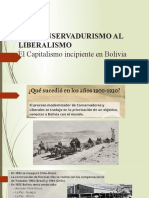 El Capitalismo Incipiente en Bolivia