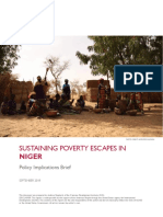 Sustaining Poverty Escapes In: Niger