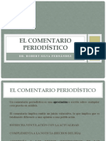 EL COMENTARIO PERIODÍSTICO