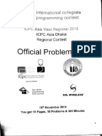 ICPC Dhaka Regional 2019 Problem Set