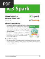 IC3 Spark: Course Description