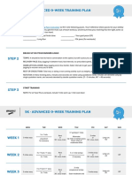 Brooks 5K Advanced Training Plan