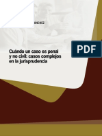 Cuándo un caso es penal y no civil - casos complejos en la jurisprudencia.pdf