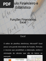 Funções Financeiras Excel