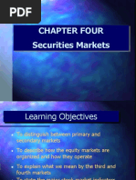 Chapter Four Securities Markets