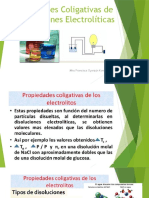 Propieades Coligativas de Soluciones Electroliticas