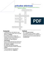 Crucigrama Resuelto Magnitudes PDF