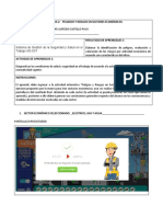 Evidencia Peligros y Riesgos en Sectores Económicos