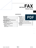 Front Axle: Section