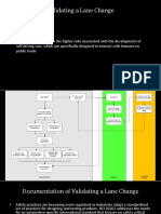 Validating a Lane Change: Documentation and Testing Approaches