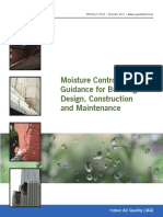 Moisture Control Guidance For Building Design, Construction and Maintenance (2013)