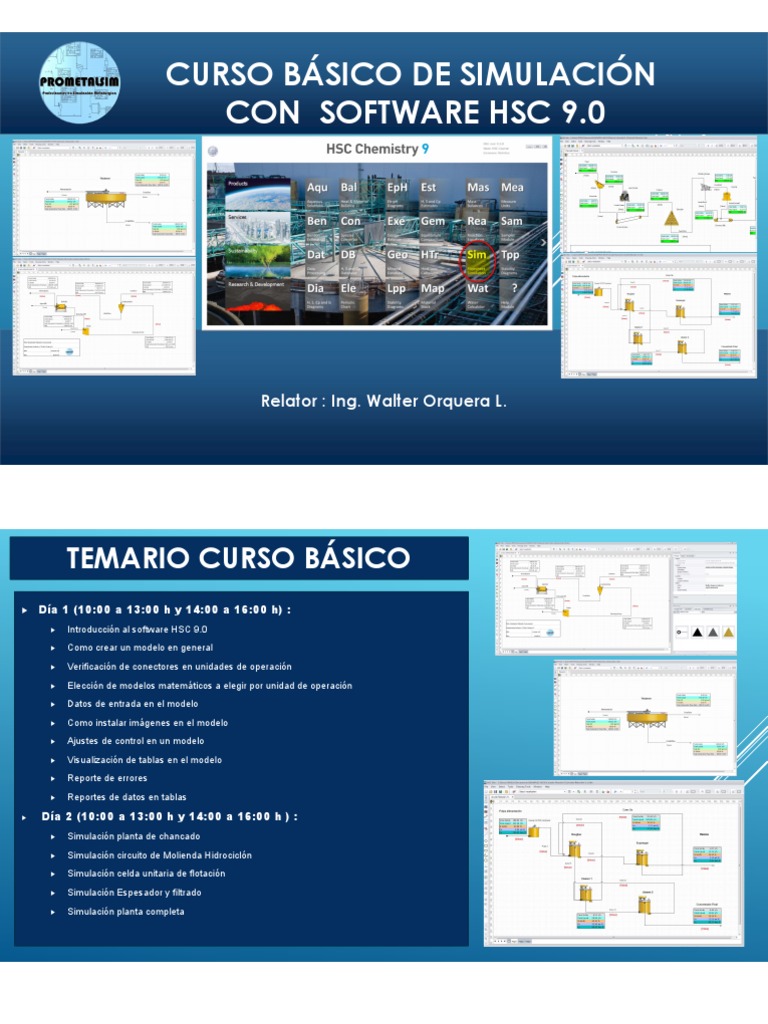 Curso Básico de Simulación Con Software HSC 9 - NUEVO NOV 2019 PDF ...