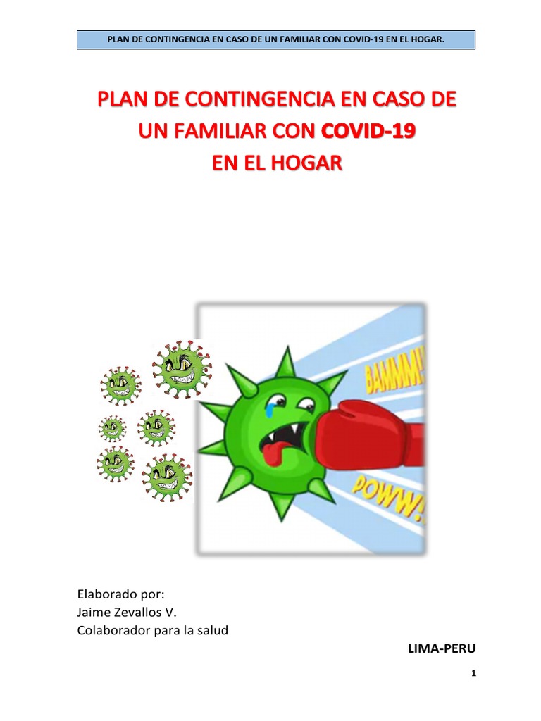 PLAN DE CONTINGENCIA Covid-19. Actualizado PDF | PDF | Sistema inmune ...