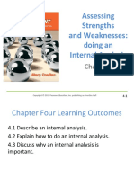 Assessing Strengths and Weaknesses: Doing An Internal Analysis