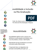 Seminario Acessibilidade e Inclusao Na ProPGPq