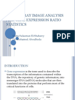 Microarray Image Analysis and Gene Expression Ratio Statistics
