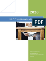 M07 - Procedimiento Administrativo