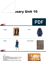 Glossary Unit 10