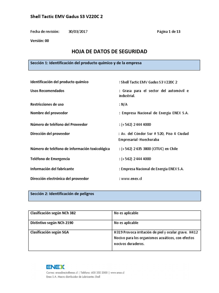 Tactic EMV Gadus S3 V220C 2 | PDF | Primeros auxilios | Guante