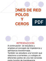 7.2 Funciones de Red Polos y Ceros