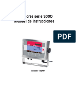 Indicadores Serie 3000 Manual de Instrucciones: Indicador T32XW