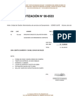 COTIZACION MAQUINA DE BALDE 13HP-Unidad de Gestion Administrativa de Servicios de Saneamiento - UGASS ILAVE