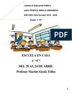 Escuela en Casa Del 20 Al 24 de Abril