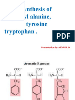 Biosynthesis of Phe, Tyr, TRP