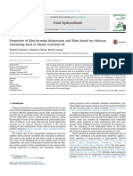 Perdonés Et Al., 2016. Properties of Film-Forming Dispersions and Films Based On Chitosan