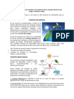 Guia Tecnologia - Tipos de Energia. Semana 1