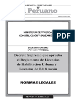 Nuevo Reglamento de Licencias Urbanas