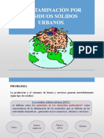 Contaminacion por residuos sólidos