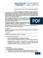 It-09 Sgc-Pro Limpieza y Desinfección de Ambientes y Espacios Compartidos