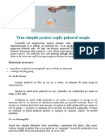 Truc Simplu Pentru Copii Paharul Magic PDF