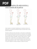 Movimientos de Anteversión y Retroversión Pélvica | PDF