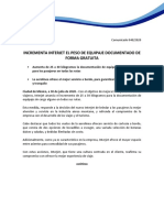 040 Incrementa Interjet El Peso de Equipaje Documentado de Forma Gratuita