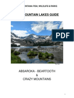 2019 Mountain Lakes Guide: Absaroka - Beartooth & Crazy Mountains