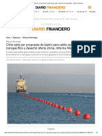 Chile Optó Por Propuesta de Japón para Cable Submarino Transpacífico
