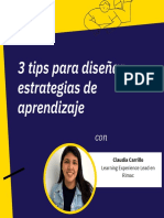 3 tips para diseñar estrategias de aprendizaje