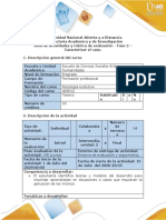 GuÍa de Actividades y Rúbrica de Evaluación - Fase 2 - Caracterizar El Caso 1